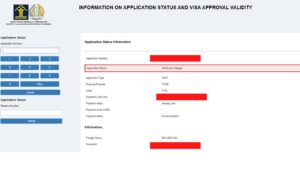 Indonesian visa status check